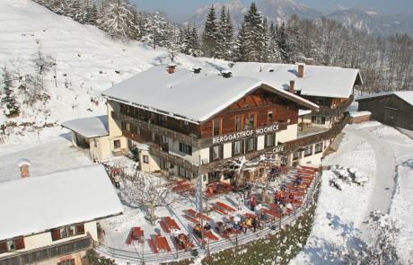Berggasthof Hocheck im Winter